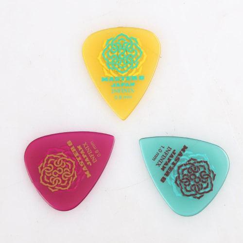 MASTER 8 JAPAN IFHPR-TD060 INFINIX TEARDROP Hard Polish with Rubber Grip 0.6mm Guitar Picks X 10