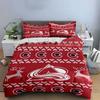 "Red Winter Deer Bedding Set" Bedding Duvet Cover Set Duvet Cover Pillowcases (1 * Duvet Cover 2 * Pillowcases, Without Duvet Insert)