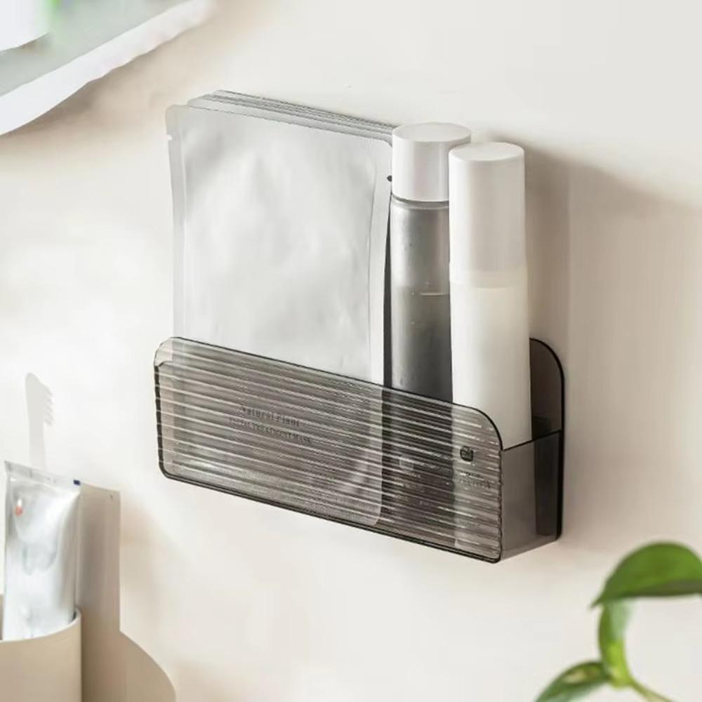 Wall-mounted Home Mobile Storage Shelf Punch-free Desktop Storage Container