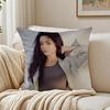 Kim Tae Ri Cushion Cover Linen Minimalist Soft  for Sofa Bed Home Room Decor