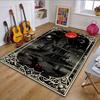Haunted House Under Blood Moon Patterned Carpet, Non Slip Mat Suitable for Living Room and Bedroom Sofas