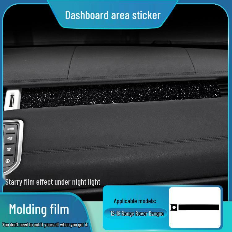 Starry Sky Film for Range Rover Evoque Interior Wrap - Frosted Decal, Damage-Free Replacement.