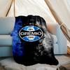 Grêmio logo printed blanket—lightweight,soft,warm;versatile blanket all seasons—perfect as &air-conditioning throw,nap blanket