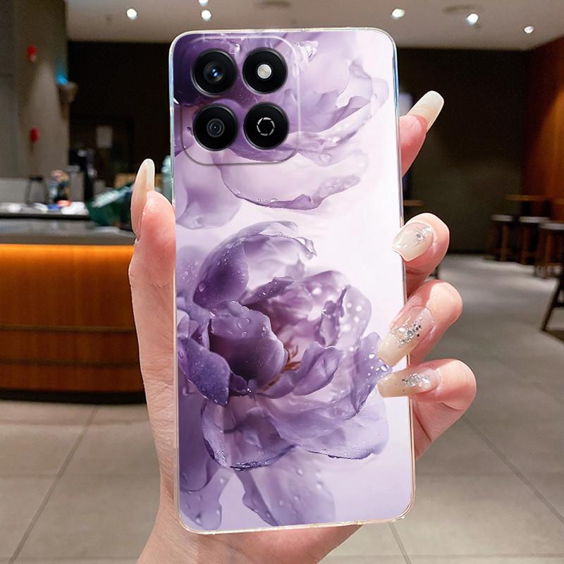 Casing For Honor X7C 200 Smart Phone Case Cute Cool Boys Girls Dragon Patterns Transparent Soft silicone Back Cover Bumper Shell