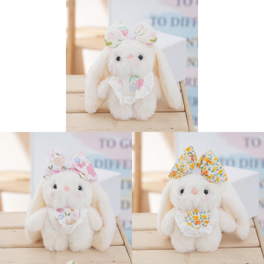 Plush Bunny Keychain With Pp Cotton Filling For Kids And Adults
