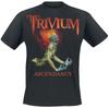 Vintage Trivium Ascendancy Herren T-Shirt Schwarz Kurzarm Alle Größen JJ1489