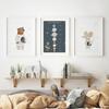 Boho Cartoon Space Astronauts Planet Posters Prints Bear Hedgehog Canvas Painting Wall Art Pictures Baby Kids Room Home