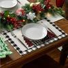 4pcs Christmas Tree Placemat Linen Dining Table Mats Coaster Bowl Coffee Cup Pad Mat 2025 Navidad Home Kitchen Decoration