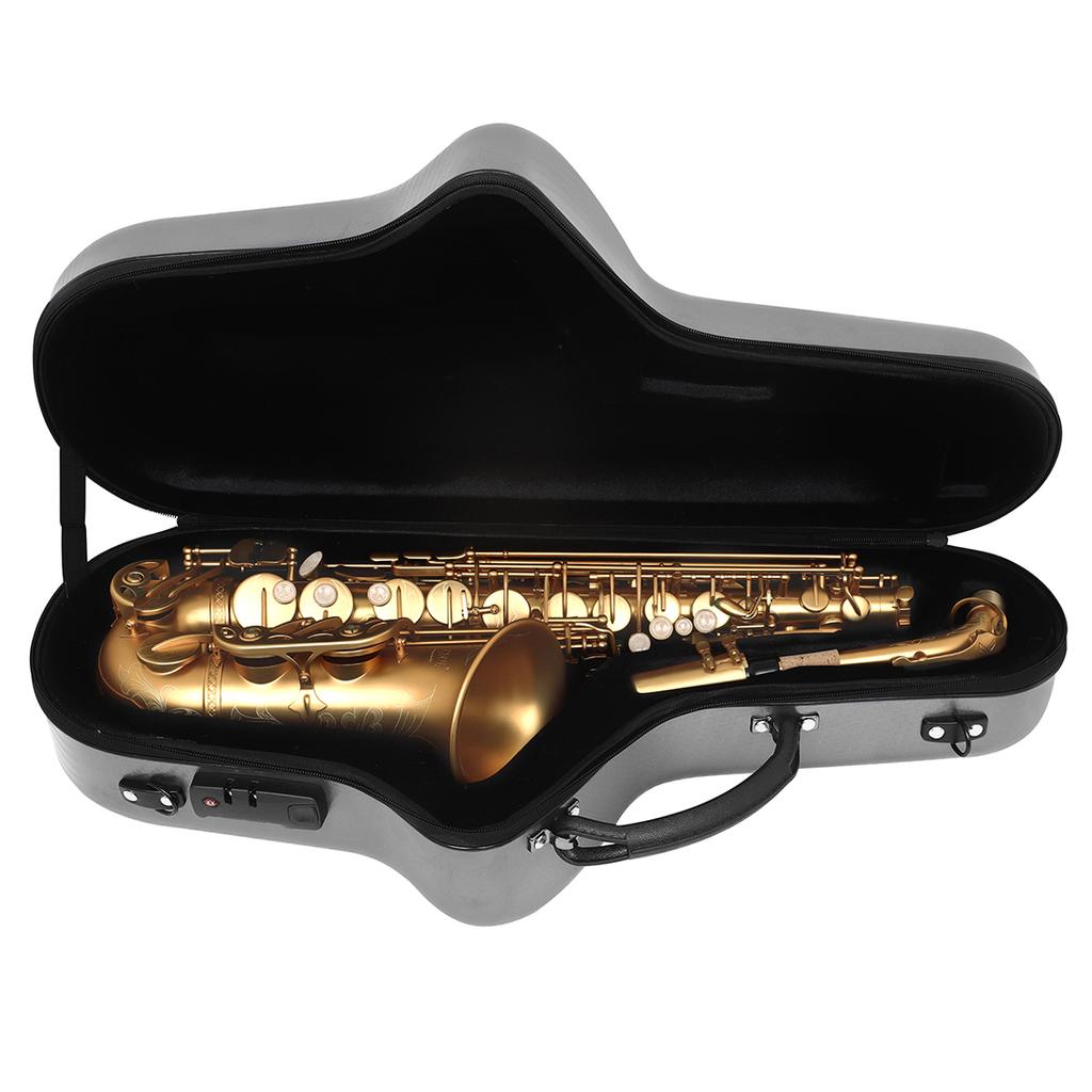 SLADE Eb Alto Saxophone Brass Frosted Gold E Flat Alto Sax Woodwind Instrument Boutique Saxfon With Case Reeds Stand Parts