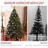 Christmas Tree, Artificial Fir, 1.8 m high, flame-retardant, stable metal base, Green