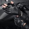 Korean Sheepskin Cycling Gloves Leak Three Fingers Sun Protection and Breathable Outdoor Men's Harley Motorcycle Leather Gloves