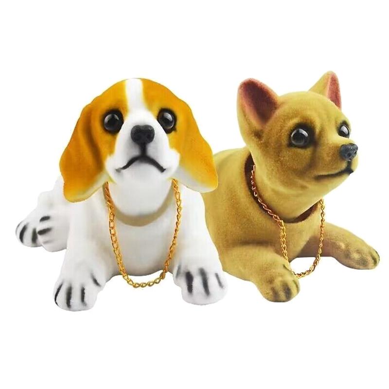 Ornamente pentru mașină Papusa Shake Head Decorare pentru câine Figurină Ornament Accesorii pentru interior auto Ornament pentru masă Cadouri creative drăguțe