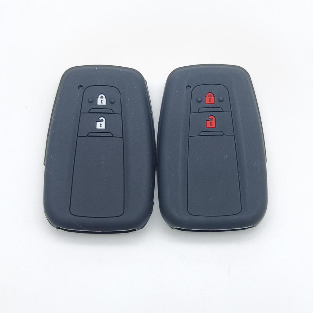 Toyota Two-Button Key Soft Silicone Case for Camry, RAV4, Corolla, Levin, Velanda