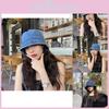 Fashionable Denim Japaneseinspired Bucket Hat For Women Breathable Uv Shield