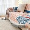 Nordic Ins Style Sofa Towel Winter Universal Cover Cloth Full Cover Sofa Cushion Cover Cover Blanket Single Three-Person Four Seasons Universal