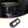 A87Q-For Honda Pilot  2024 ABS Carbon Fiber Car Rear Air Vent Outlet Frame Cover Trim Sticker Accessories