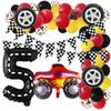 Racing-themed Party Balloon Set for Children's Birthday Party Decorations