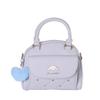 Sanrio Characters Boston Shoulder x x Synthetic Leather Bag, 16.5 19.5 10cm, 347g, (Cinnamoroll)