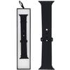 New GlacierX Silicone Synthwave Black Smartwatch Strap for Apple Watch 42/44/45/49mm Black