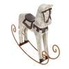 Rocking Horse Ornament Vintage Decorative Table Decoration Resin Iron Bookshelf Decor