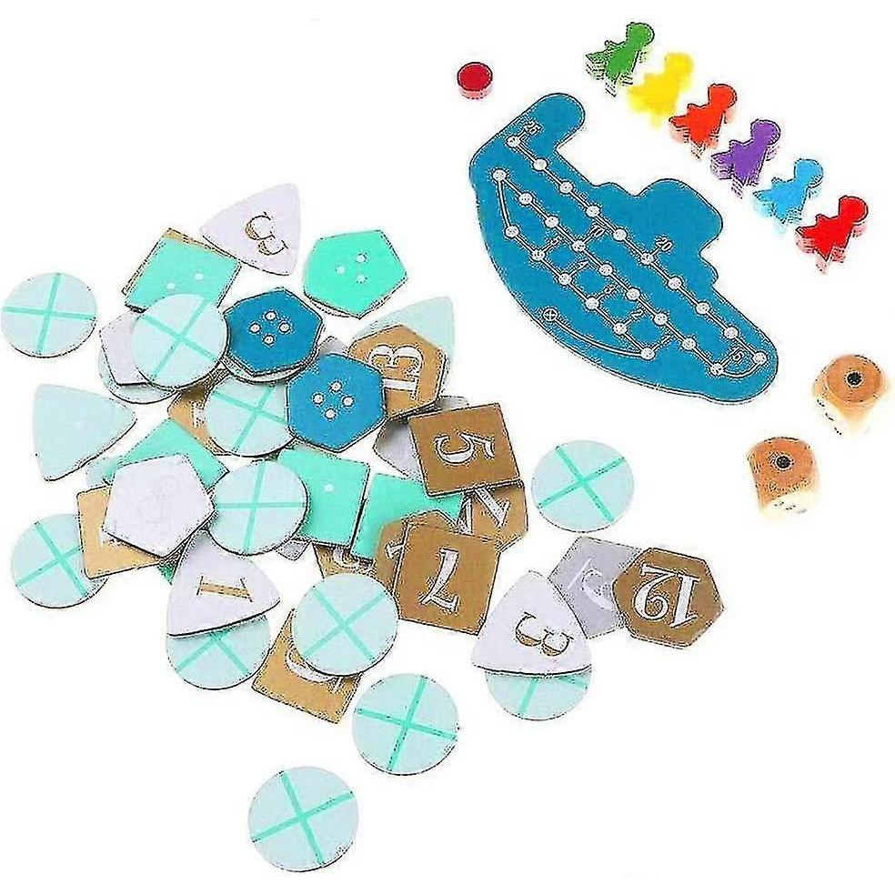 1 Set Games Deep Sea Adventure Cards Set Board Game Interaction Gadget For Families Children Kids