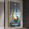 Moderno astratto cervo dorato luce linee di lamina di lusso poster stampe su tela pittura arte della parete per soggiorno decorazioni per la casa Cuadros