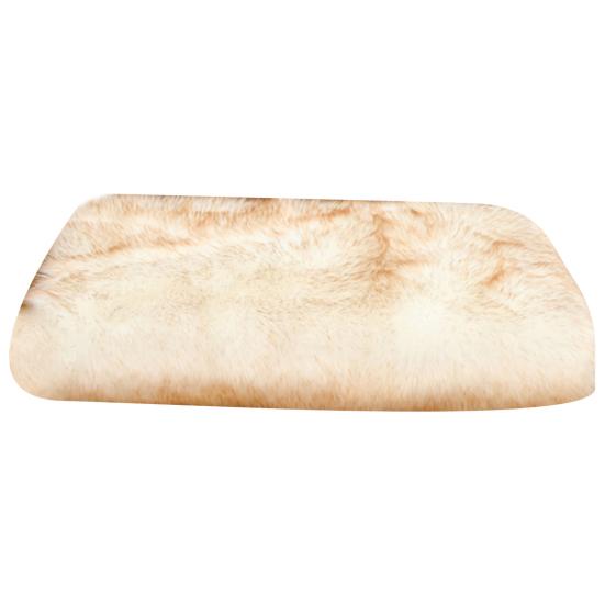 Yousheng Exquisite Workmanship Doormat Wide Application Polyester Faux Fur Sheepskin Simple Area Rug for Home