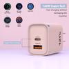 Macaron A+C PD20W Fast Charger with UK/US/EU Plugs