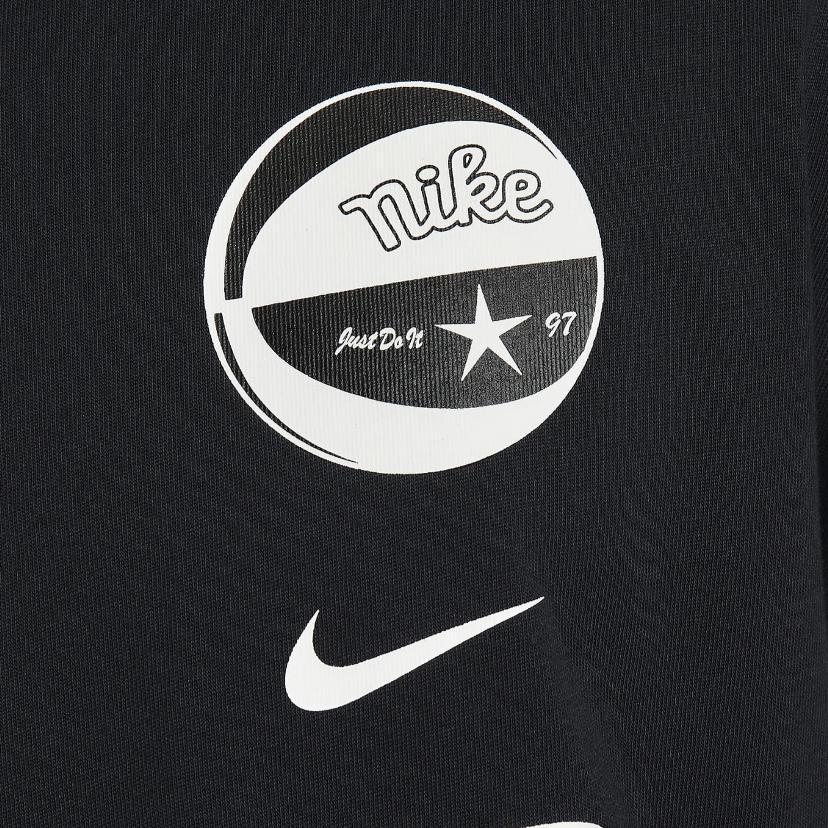 Nike American Vintage Digital Print Round Neck Casual Short Sleeve Drop Shoulder T-Shirt Men Tops Black FV8395-010