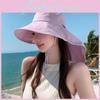 Summer Foldable Bucket Hat With Uv Shield And Neck Guard For Outdoor Activities