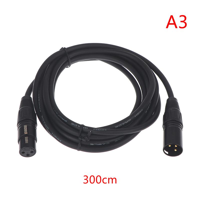 DMX 3-PIN DMX512 Male To Female Cable LED PAR Stage Light DMX Signal Line Dj Equipment DMX512 Signal Line Xlr Connector