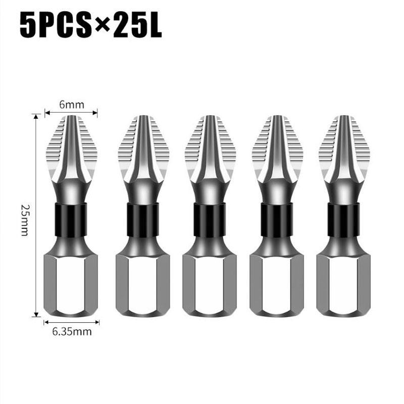 K5 Anti-slip Impact Strong Magnetic Head Screwdriver Head Drill High Hardness Cross Head High Torque Alloy Head Drill Bit