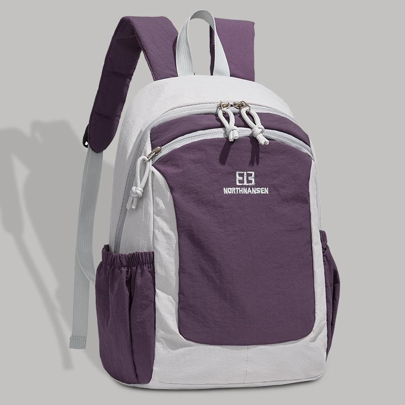 Schoolbag Outdoor Light Casual Fitness Sports Mountaineering Bag Men's Contrasting Small Backpack Female College Student Travel Backpack