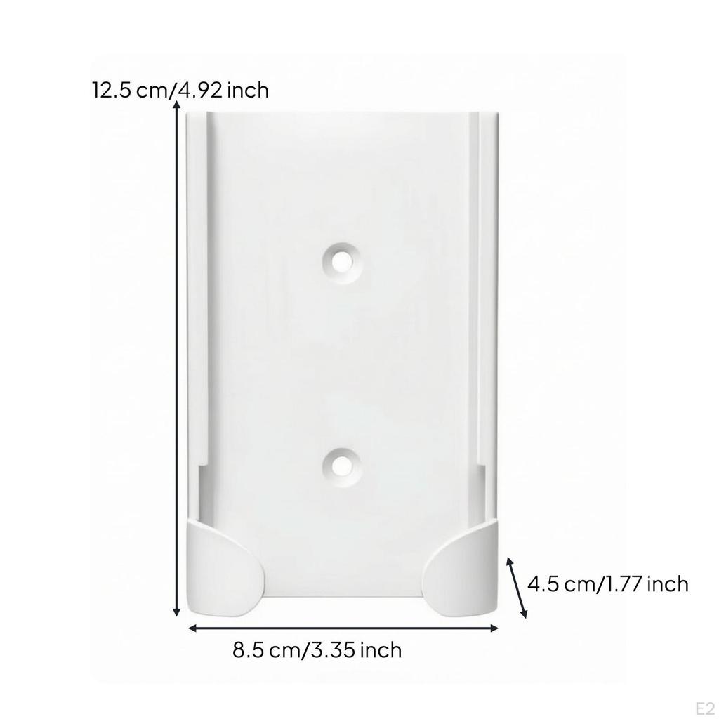 Platzsparende Handset-Wandhalterung | PLA-Material, Sichere gebogene Seitenstützen, An der Wand montiertes Telefon
