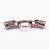 1 Set Shipping Antique Gold & Silver Color Crocodile Clasps Connector for Fermoir Bracelet Jewelry Making Inner Size 8mm