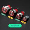 12 16 19 22MM Metal Button Switch LED Light Waterproof Momentary Self-Locking Car Engine Power Supply