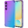 Gradient Dropproof Case for Samsung Galaxy S24 FE, Purple/Blue