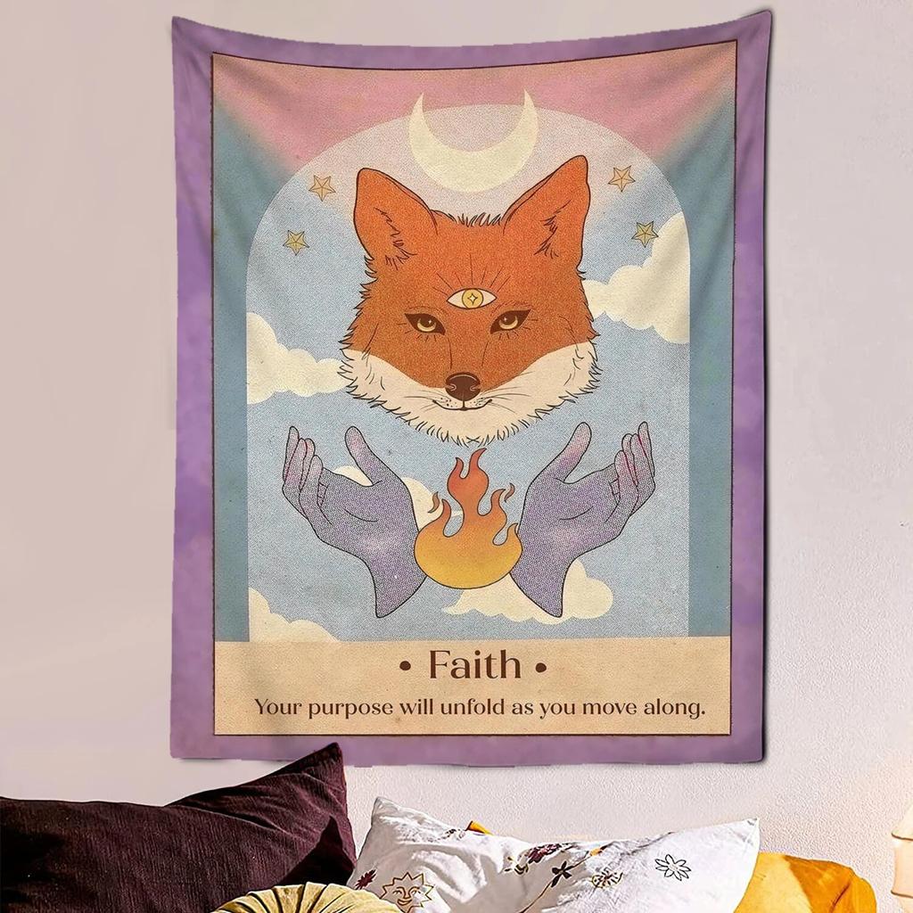 Kawaii Komiksový Snový Kočka Karta Tapiserie Roztomilá Nástěnná Dekorace Umělecká Deka Závěs Domácí Ložnice Obývací Pokoj Dekorace