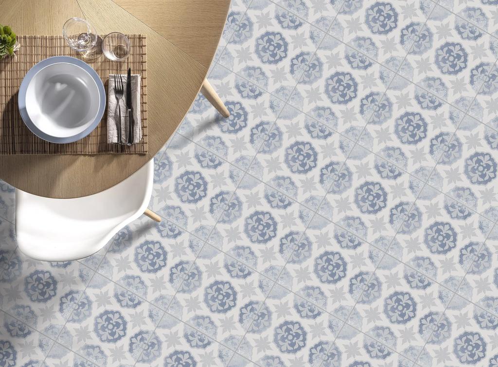 Decorative Porcelain Stoneware Tile Patchwork Floral Pisa 20X20 Cm Class I