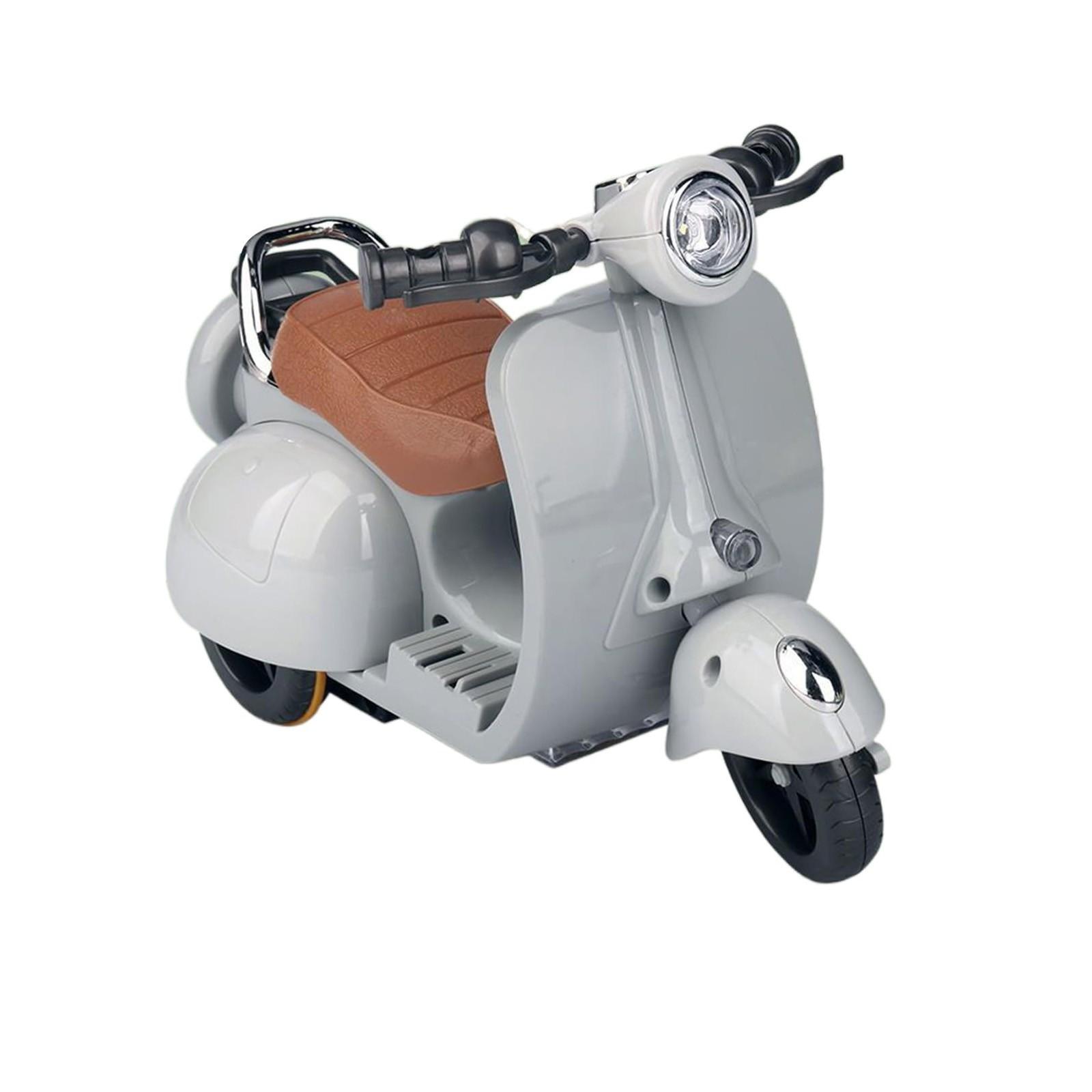 

Миниатюрный игрушечный мотоцикл для трюков, вращающийся на 360 градусов, кукольные аксессуары для домашних животных, модель электрического мотоцикла One Size