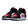 Jordan Air Jordan 1 Mid Black Fire Red GS 554725-079
