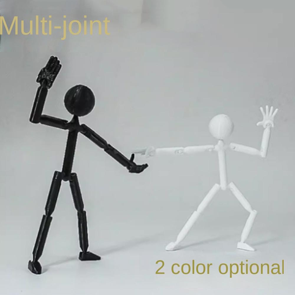 Movable 3D Printed Mannequin 3D Printing Stickman Assembled Robot Parent-children