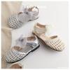 XSHX "Hollow Weaving" Retro Mädchen Sandalen Sommer Süße Prinzessin Schuhe [Schuhe aus Wenzhou]