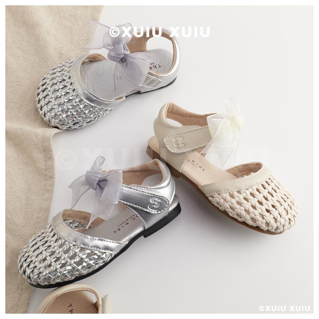 XSHX "Hollow Weaving" Retro Mädchen Sandalen Sommer Süße Prinzessin Schuhe [Schuhe aus Wenzhou]