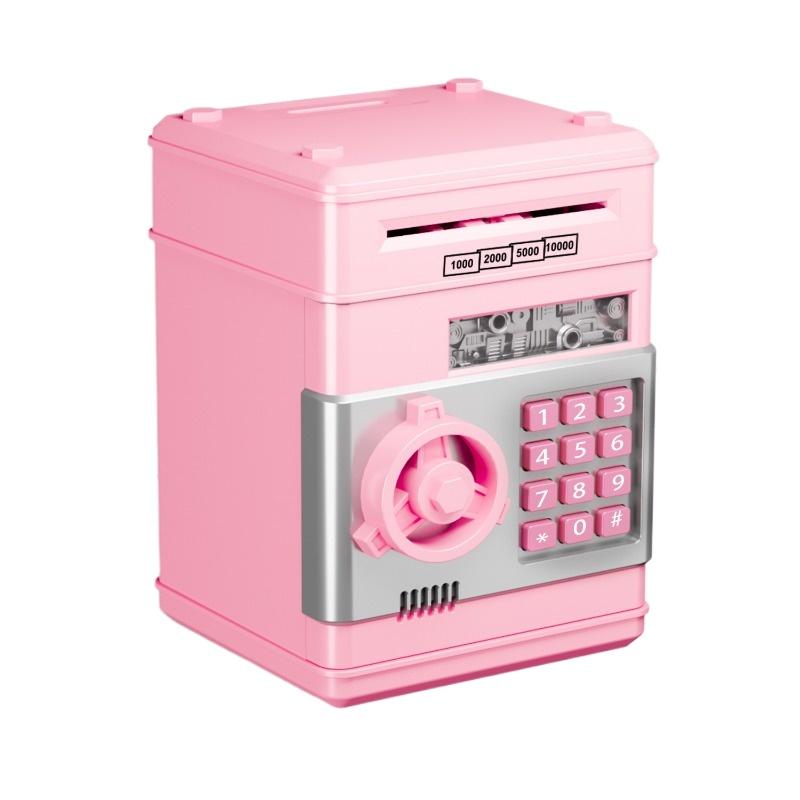 Smart Password Piggy Bank for Kids - Automatic Bill Rolling & More