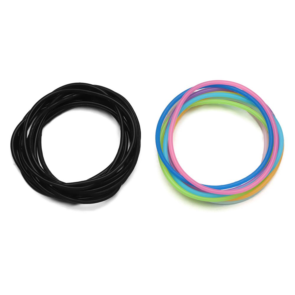 Men Jewelry Gift Wristband Bangles Silicone Bracelets Silicone Thin Bracelet Multicolor Bracelet