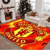 1PC rug Flaming Manchester Crest Carpet, Chair Rug,Area Rug for Office Bedroom living rooms bedroom, Doormat decor Christmas fan gifts