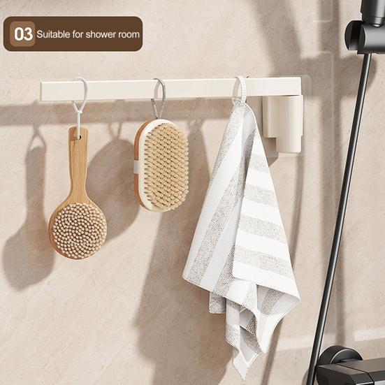 1/2Pcs Kitchen Hanging Rack 360-Degree Rotation Wall-Mounted Rotating Organizer Vertical Wall Storage Stand Rag Holder