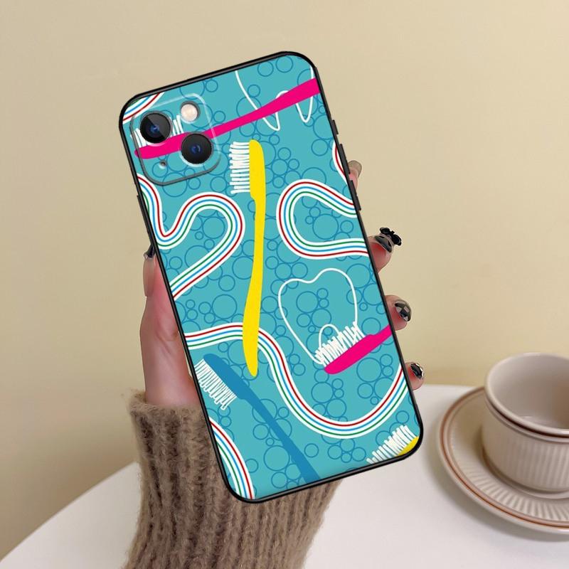 

Dentist Tooth Dental Hygienist Phone Case For iPhone 17 16 15 14 13 11 12 Pro Max mini 15 16 Plus 16e 17 Air Cover Funda iPhone 11Pro MAX