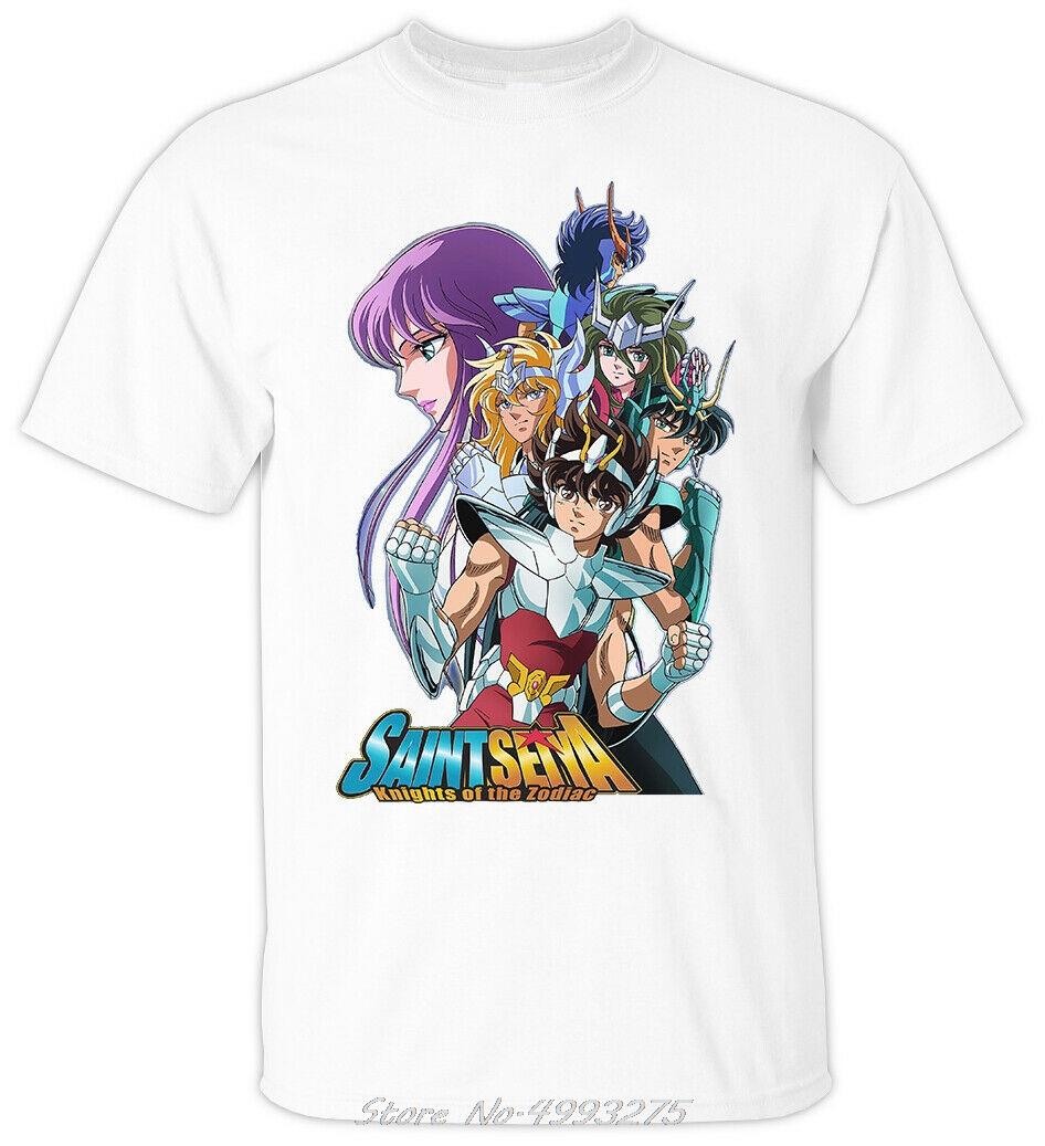 

Manga: Saint Seiya V1 Los Caballeros Del Zodiaco 1986 T Shirt All Sizes New Fashion For Men Tops Tees Shipping Movie T-Shirt S